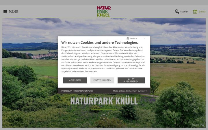 Screenshot of knuell.de