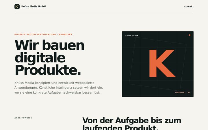Screenshot of knuess-media.de