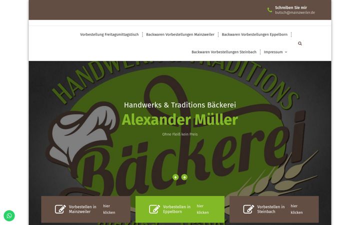 Screenshot of knusperbaecker-mueller.de