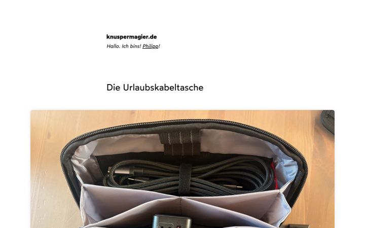 Screenshot of knuspermagier.de