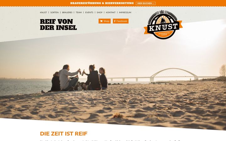 Screenshot of knustbier.de