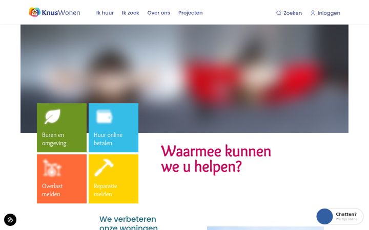 Screenshot of knuswonen.nu