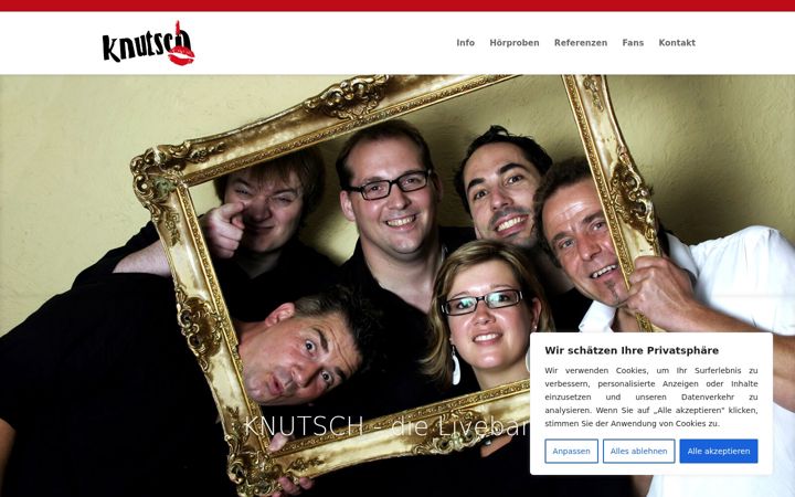 Screenshot of knutsch-ist-geil.de