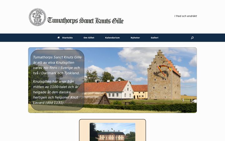 Screenshot of knutsgillettumathorp.se
