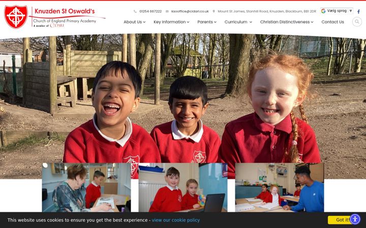 Screenshot of knuzdenstoswalds.co.uk