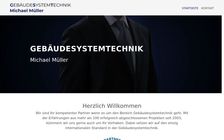 Screenshot of knx-mueller.com