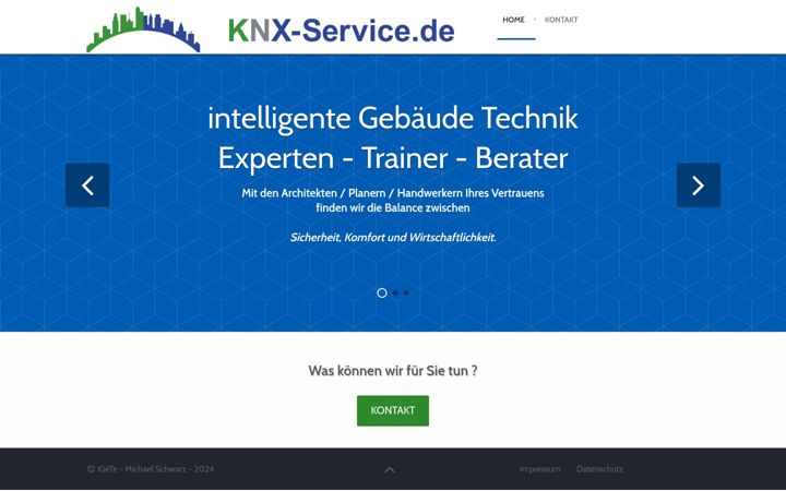 Screenshot of knx-service.de