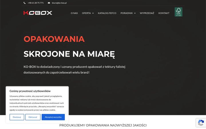 Screenshot of ko-box.pl