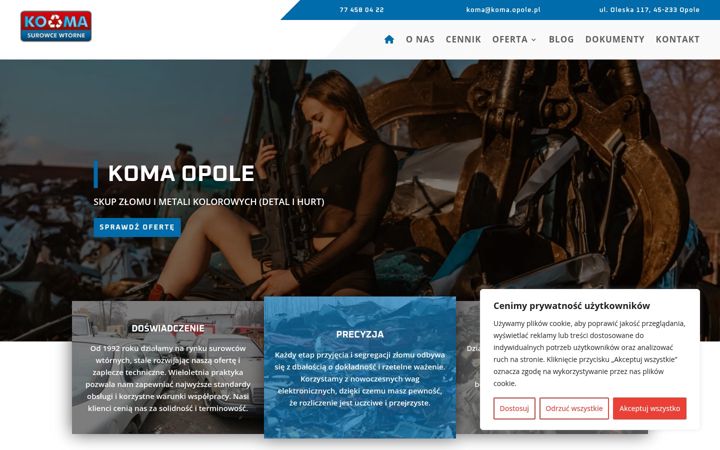 Screenshot of ko-ma.opole.pl
