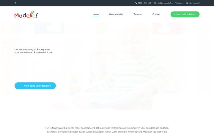 Screenshot of ko-madelief.nl