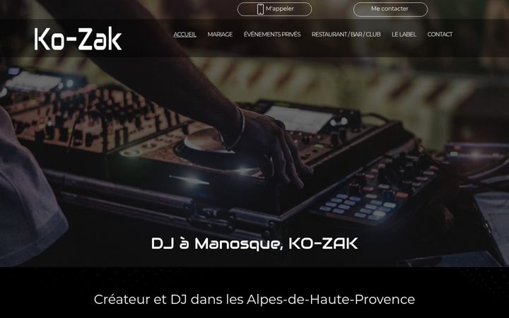 Screenshot of ko-zak.fr