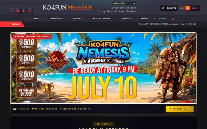 Screenshot ta' ko4fun.net