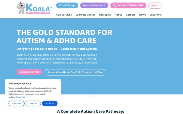 Screenshot of koalaaba.com