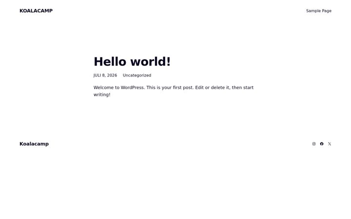 Screenshot of koalacamp.de