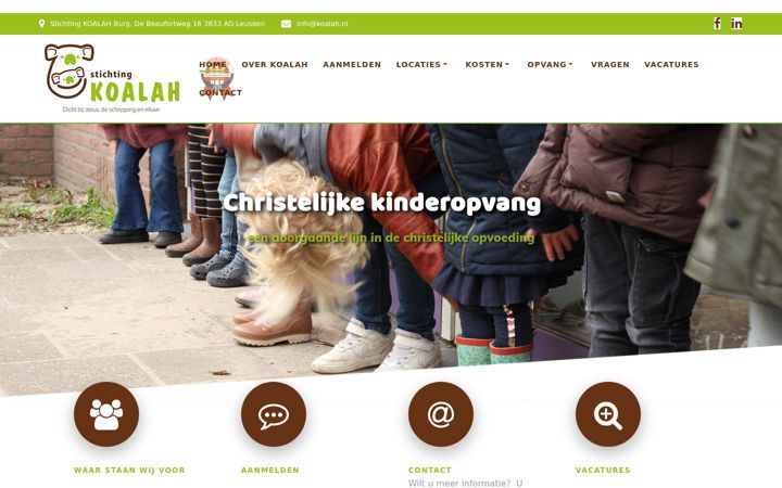Screenshot of koalah.nl