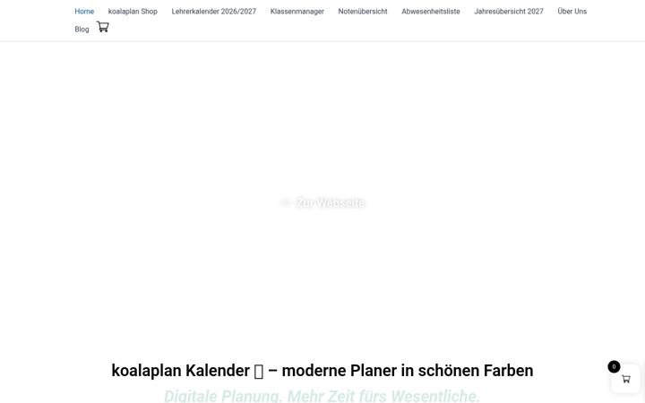 Screenshot of koalaplan.de