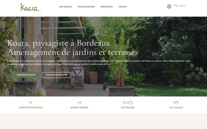 Screenshot of koara.fr