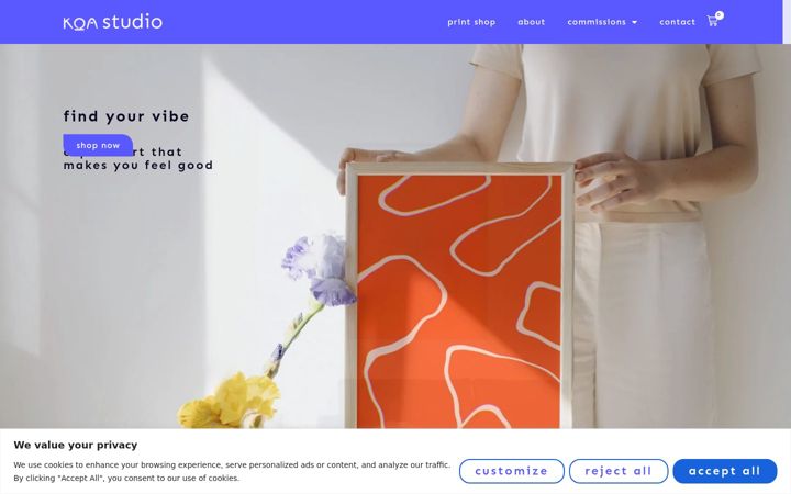 Screenshot of koastudio.co.uk