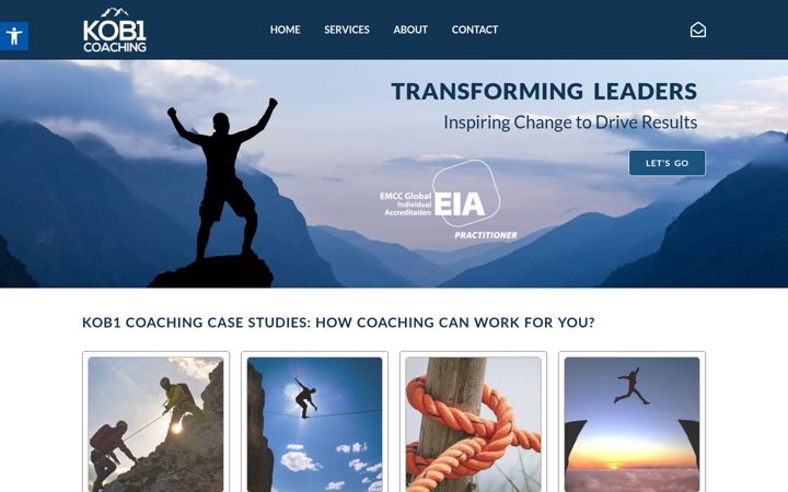 Screenshot of kob1coaching.com