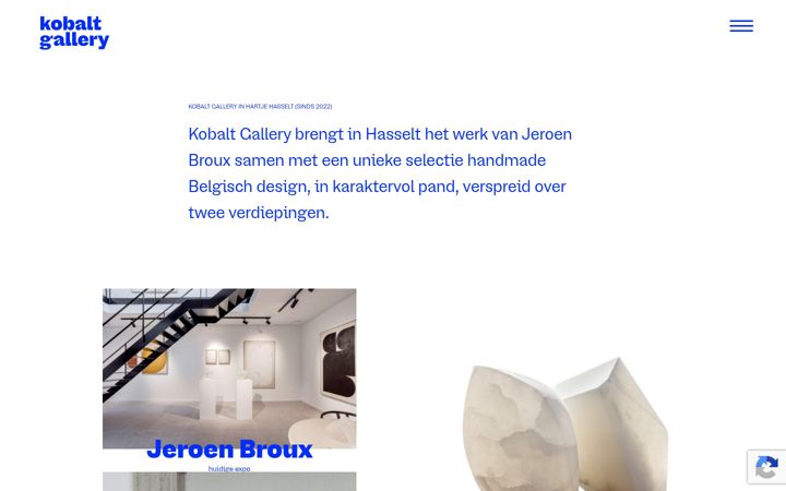 Screenshot of kobalt-gallery.be