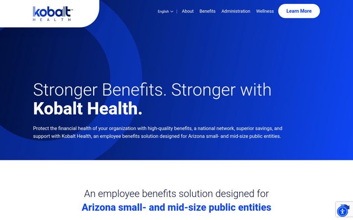 Ekraanipilt saidist kobalthealth.com