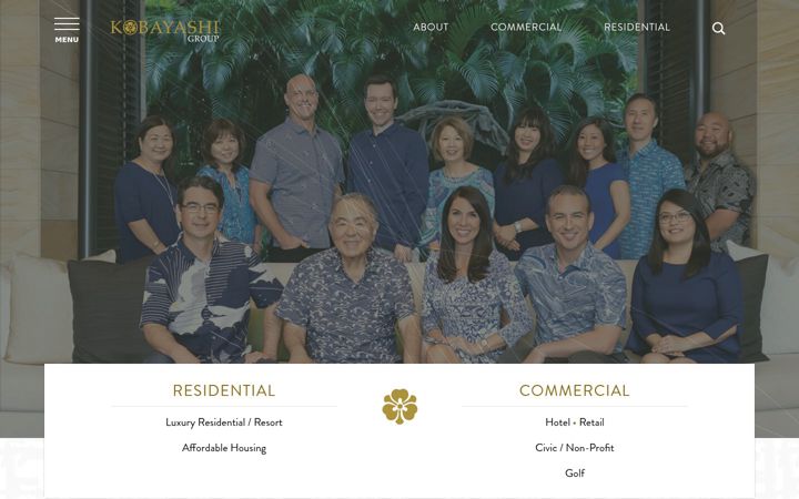 Screenshot of kobayashi-group.com