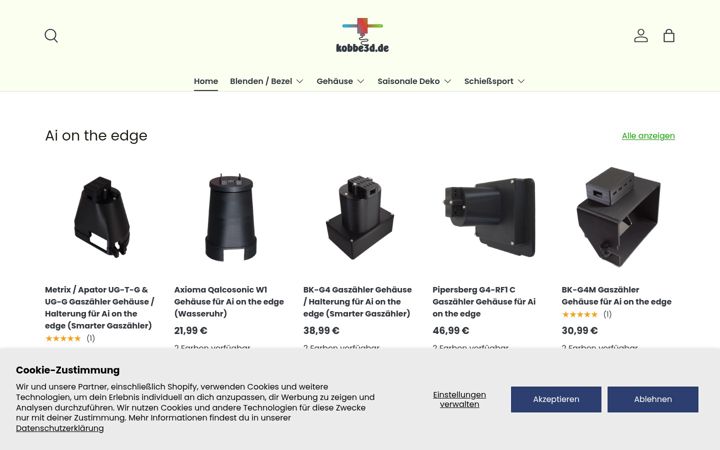 Screenshot of kobbe3d.de