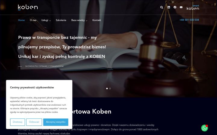 Screenshot of koben.pl