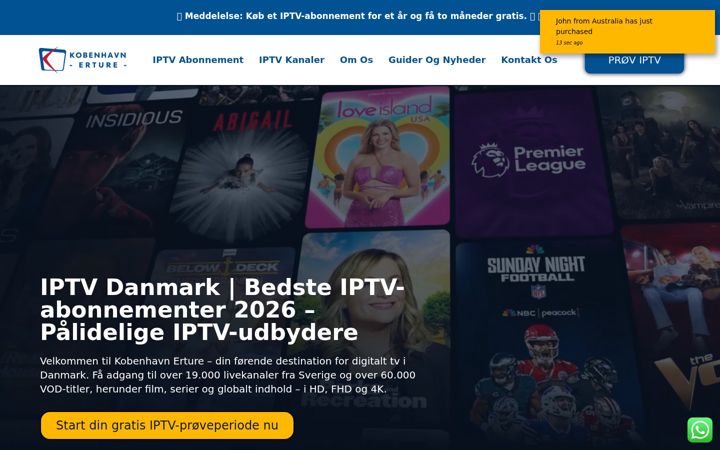 Screenshot of kobenhavnerture.com