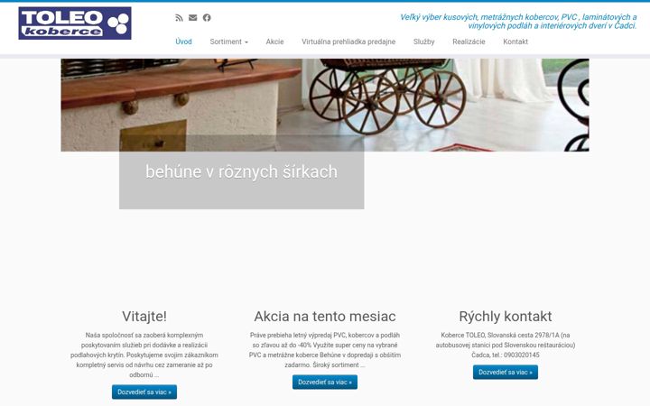 Screenshot of kobercetoleo.sk