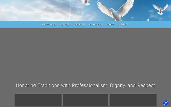 Screenshot of koberfuneralhome.com