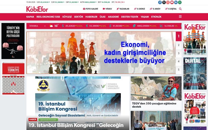 Screenshot of kobi-efor.com.tr