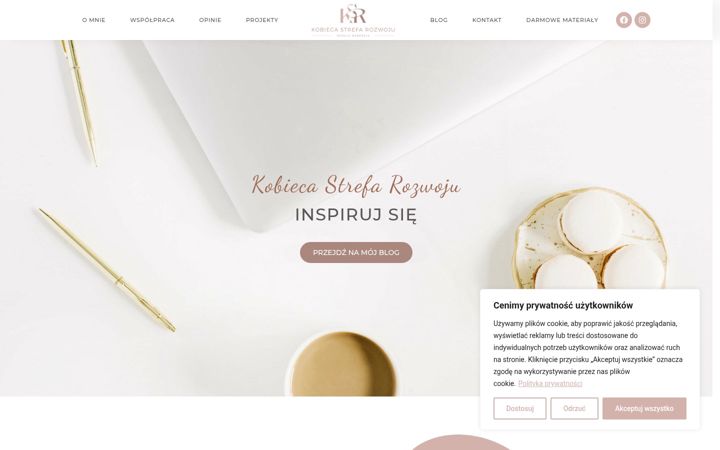 Screenshot of kobiecastrefarozwoju.com