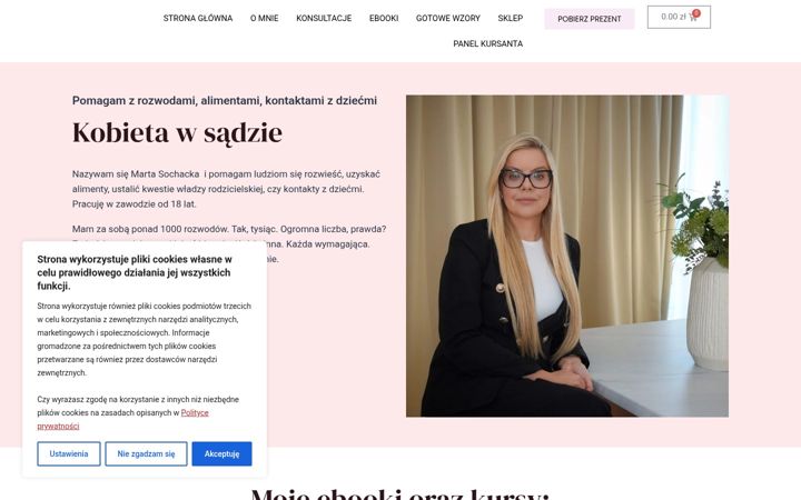 Screenshot of kobieta-w-sadzie.pl