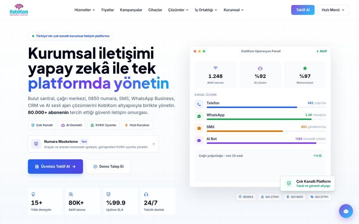 Screenshot of kobikom.com.tr
