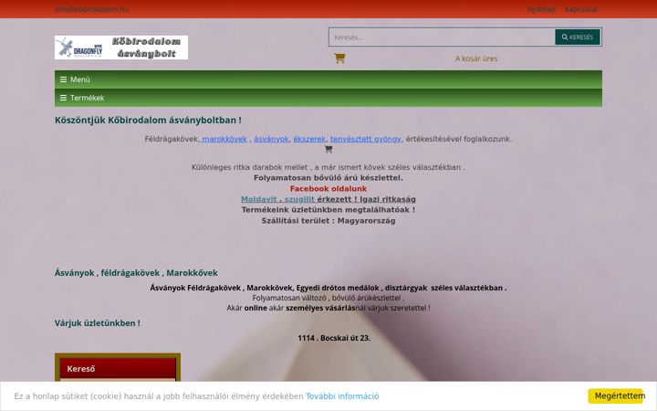 Screenshot of kobirodalom.hu