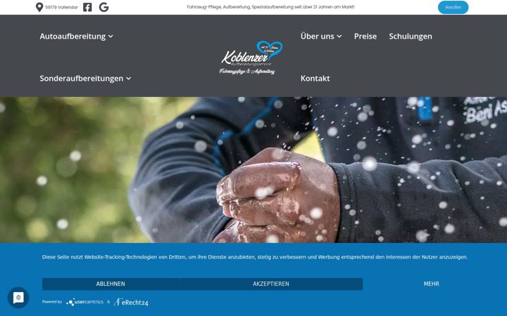 Screenshot of koblenzer-aufbereitungsservice.de
