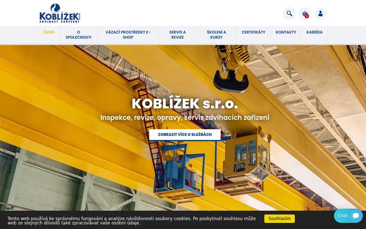 Screenshot of koblizek.cz