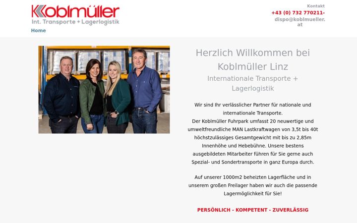 Screenshot of koblmueller.at