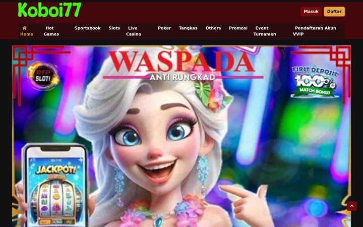 Screenshot of koboi77.com