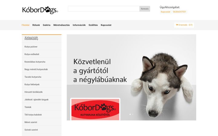 Screenshot of kobordogs.hu