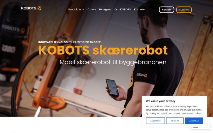 Screenshot of kobots.com