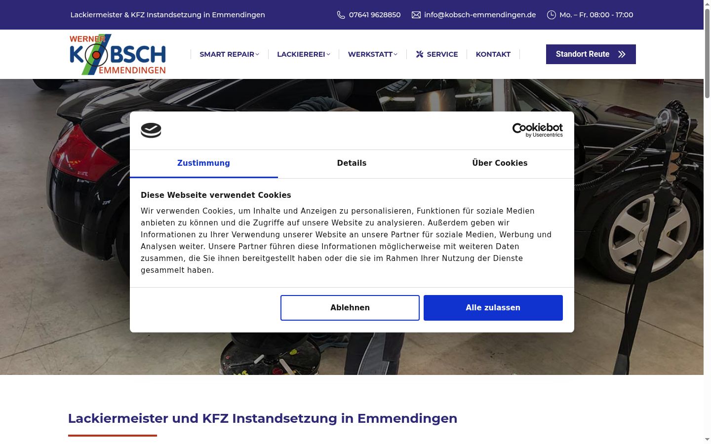 Zrzut ekranu banera zgody wyświetlanego przed jakąkolwiek interakcją