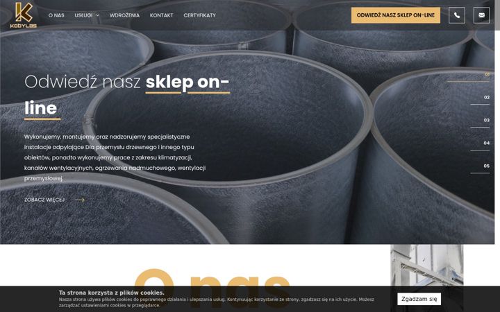 Screenshot of kobylas.com