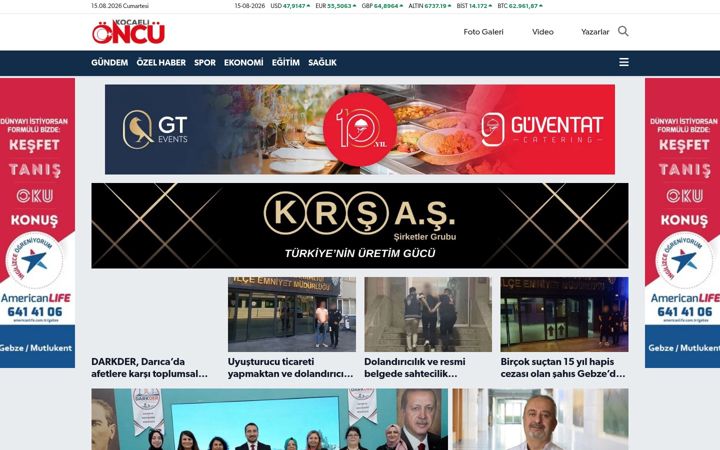 Screenshot of kocaelioncu.com