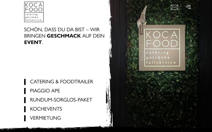 Screenshot of kocafood-catering.de