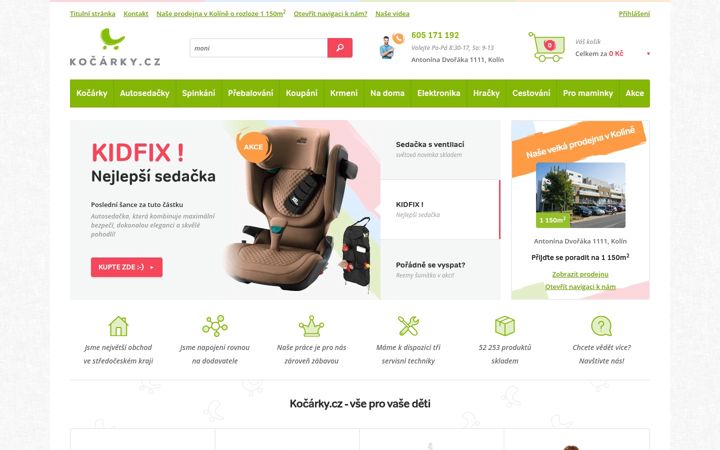 Screenshot of kocarky.cz