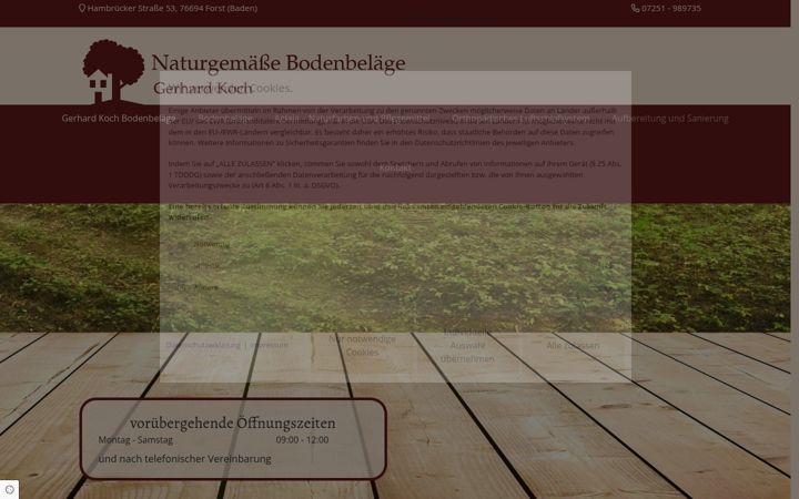 Screenshot of koch-bodenbelaege.de