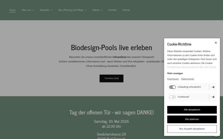 Screenshot of koch-gartenbau.ch