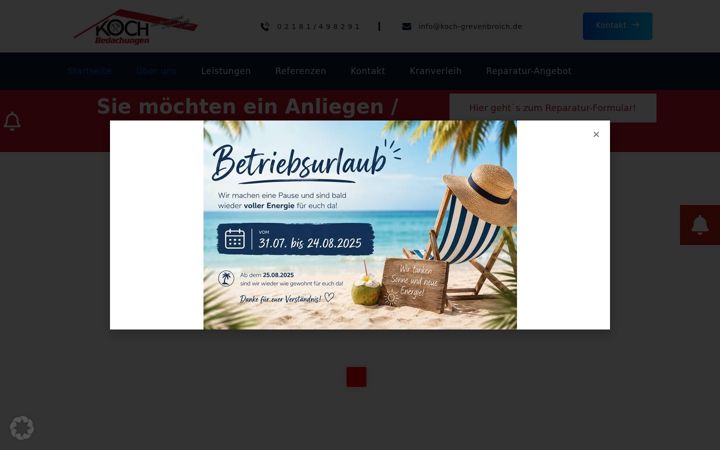 Screenshot of koch-grevenbroich.de